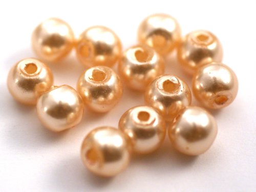 1 st 8 mm vaxad rund, hl 1,8 mm, Pink