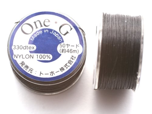 One-G, p�rltr�d, 46 m, Black