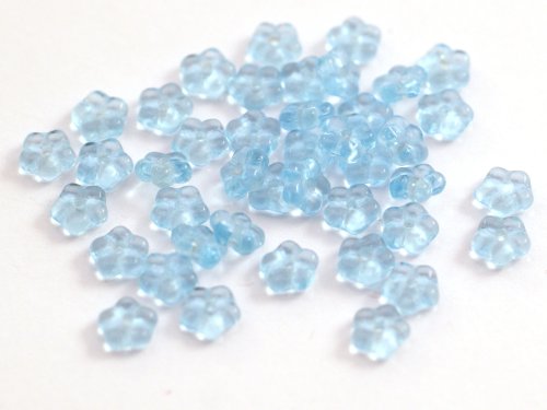 50 st blommor, 5 mm, Aqua