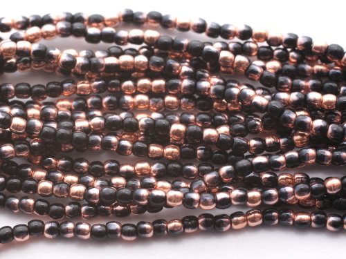 150 st runda 2 mm, Jet Capri Gold