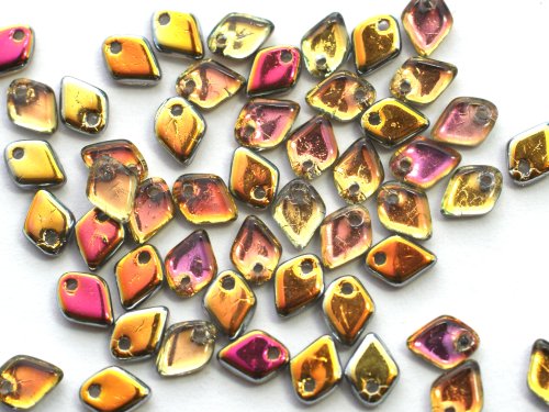 5 g Dragon Scale Beads, 1,5 x 5 mm, Crystal Marea