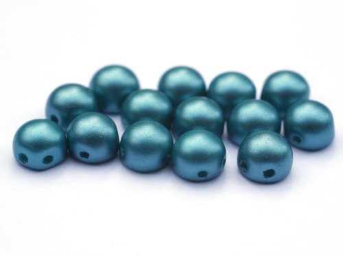 10 st 2-hls cabochoner, 6 mm, Pastel Emerald