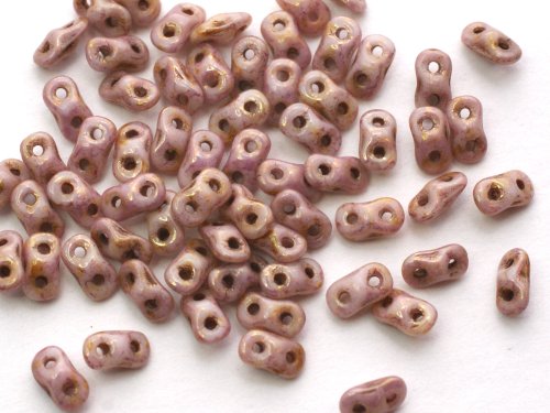 5 g Super 8 2,2x4,7 mm, Alabaster Lila Gold Luster
