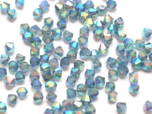 50 st Delara Crystal MC Bicone, 3 mm, Montana 2xAB