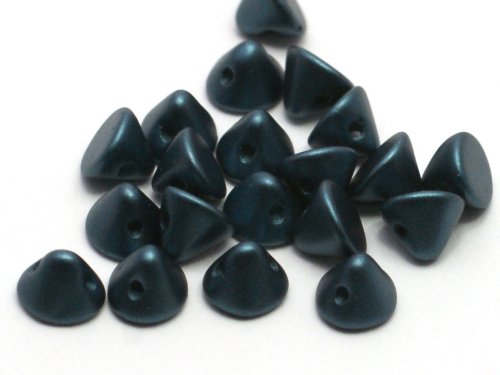 20 st Button Beads, 4 mm, Pastel Petrol