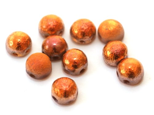 10 st 2-hls cabochoner, 6 mm, Crystal Etched Sunset Full