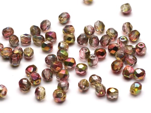 50 st Firepolished, 4 mm, Crystal Magic Apple