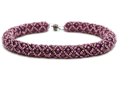 KIT (Inget mnster) Filled Net, Grape Satin