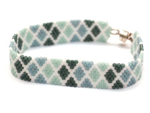 KIT (Inget m�nster) Material till Odd Peyote, Ocean