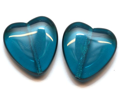 1 st hjrta, 24 mm, Blue Zircon