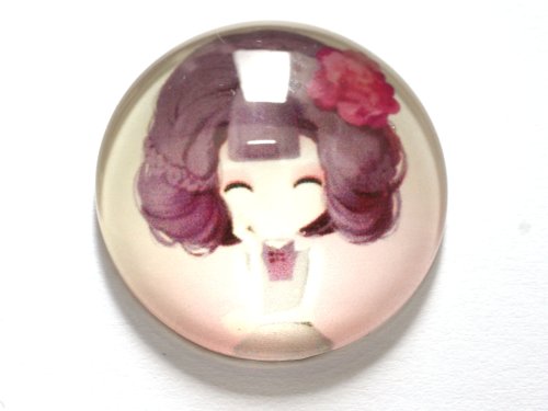 1 st Cabochon, 25 mm, Flicka 9