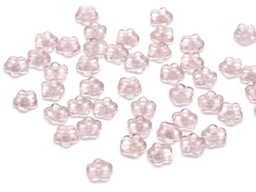 50 st blommor, 5 mm, Light Amethyst