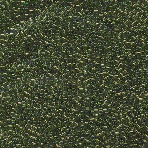 5 g 11/0 Delica, Transparant Olive
