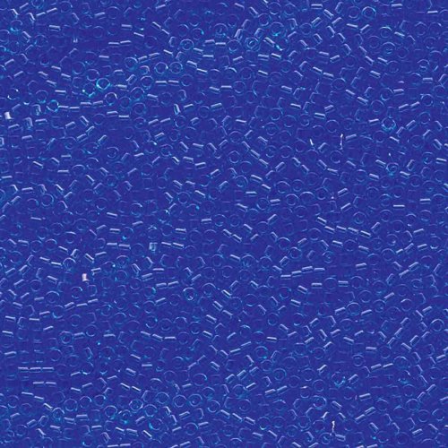 5 g 11/0 Delica, Transparant Azure