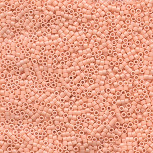 2 g 15/0 Delicas, Opaque Salmon