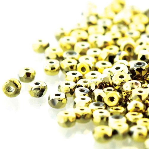 50 st Microspacers, 2x3 mm, Full Amber