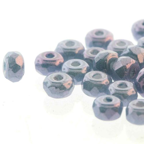 50 st Microspacers, 2x3 mm, Chalk Blue Luster