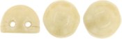 10 st 2-hls cabochoner, 7 mm, Luster Opaque Champagne