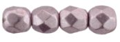 50 st Firepolished 2,5 mm, Sueded Gold Blackened Pearl