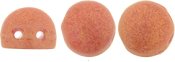 10 st 2-h�ls cabochoner, 7 mm, Pacifica - Strawberry