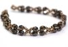 Mnster och kit, Blomarmband,  Crystal Antique Chrome/Pewter