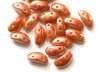 25 st Mobyduo, 3x8 mm, Chalk White Full Apricot Medium