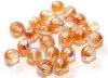 1 st Rund 8 mm, Crystal Orange Rainbow