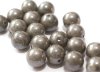1 st Rund 8 mm, Chalk White Grey Luster