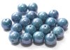 1 st Rund 8 mm, Chalk White Baby Blue Luster