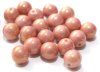 1 st Rund 8 mm, Chalk White Red Luster