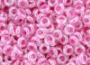5 g Demi Round 8/0, Inside-Color Crystal/Baby Pink-Lined