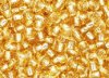 10 g 11/0 TOHO Seedbeads, Silverlined Light Topaz