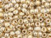 10 g 11/0 TOHO Seedbeads, Gold-Lined Crystal