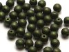 50 st runda, 4 mm, Jet Red Luster Matted