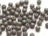 100 st runda, 3 mm, Chalk White Grey Luster