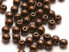 100 st runda, 3 mm, Jet Bronze
