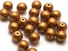 30 st runda, 6 mm, Brass Gold