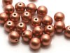30 st runda, 6 mm, Vintage Copper