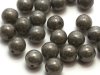 30 st runda, 6 mm, Chalk White Grey Luster