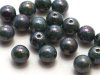 30 st runda, 6 mm, Chalk White Blue Luster