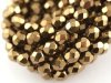 29 st Firepolished, 6 mm, Light Bronze