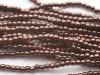  150 st runda 2 mm, Jet Bronze 