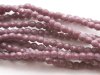 50 st Firepolished 2,5 mm, Opaque Purple