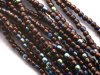 150 st runda 2 mm, Jet - Bronze AB