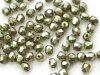 50 st Firepolished, 3 mm, Jet Heavy Metal Green Apple