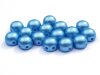 10 st 2-hls cabochoner, 6 mm, Pastel Turquoise