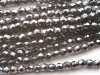 50 st Firepolished 2,5 mm, Hematite