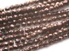 50 st Firepolished 2,5 mm, Dark Bronze