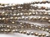 50 st Firepolished 2,5 mm, Iris Brown