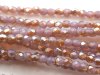 50 st Firepolished 2,5 mm, Milky Amethyst Celsian